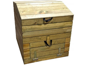 Compostador de madera 500L "Douglas" 80 x 80 x 85 cm