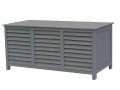Baúl para jardin en madera "Macao"  - 130 x 64 x 60 cm - Marron - Antracita