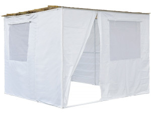Sucá en NINA Kit Ajustable 3 x 3 -3 Rollos de Bambú y 3 Listones de Madera