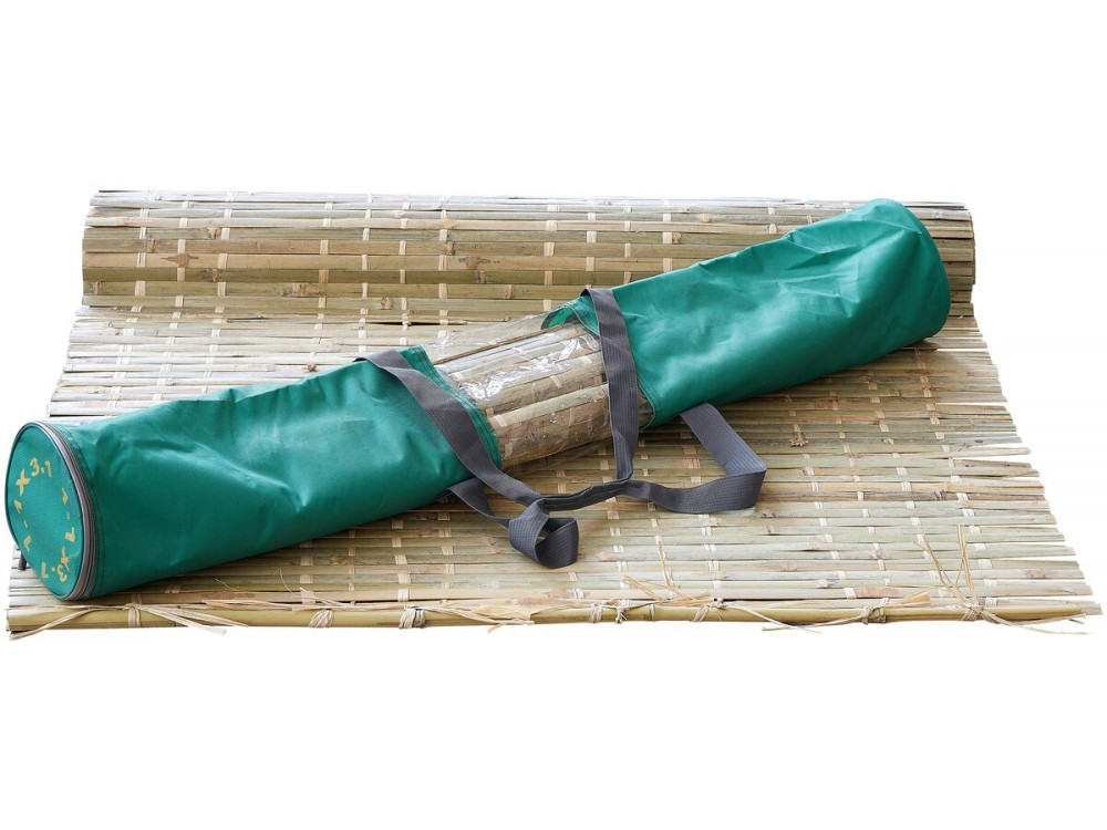 Sucá en NINA Kit Ajustable 5 x 3 m - 4 Rollos de Bastón de Bambú y 5 Listones de Madera