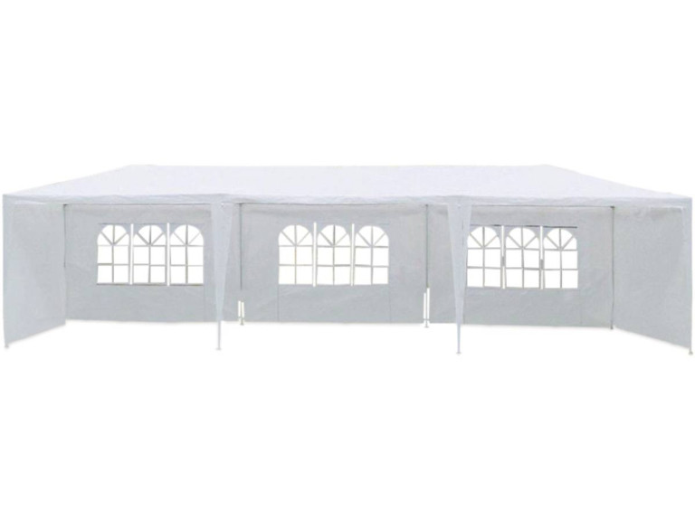 Carpa de recepción Carolina en poliétileno - 3 x 9 m