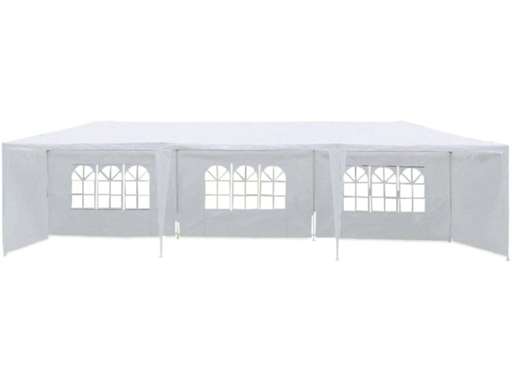 Carpa de recepción Carolina en poliétileno - 3 x 9 m