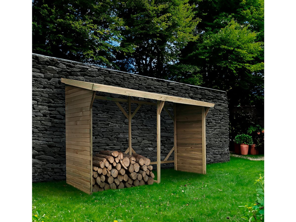 Refugio de troncos - 2,5 m² - 2,78 x 0,90 x 1,85 m - 5 Stères