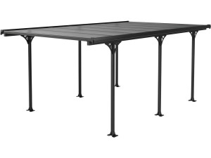 Carport "Denver"- 5.02 x 3.13 x 2.05 m - Transparente/Negro