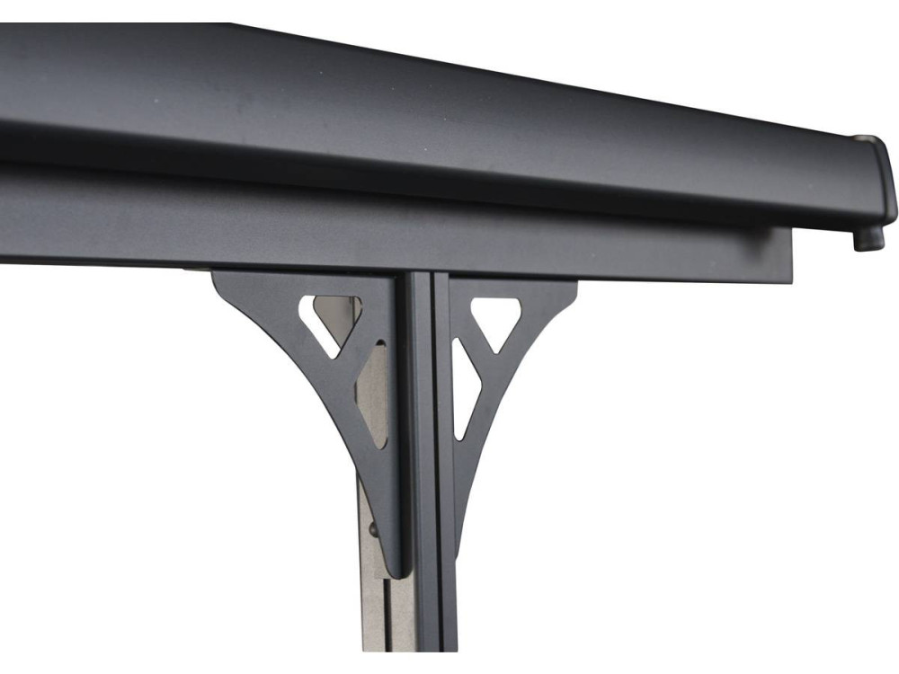 Carport "Denver"- 5.02 x 3.13 x 2.05 m - Transparente/Negro