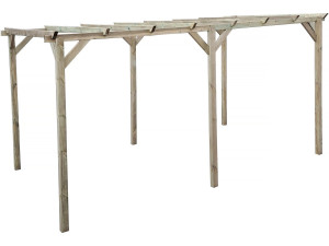 Marquesina para vehículo de madera «Sunny» 3 x 5 m