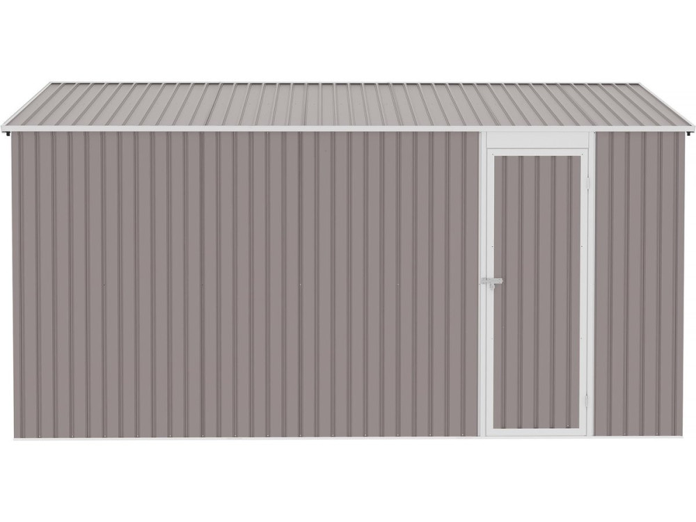 Garaje en metal "Nevada" con puerta enrollable - 15,61m²
