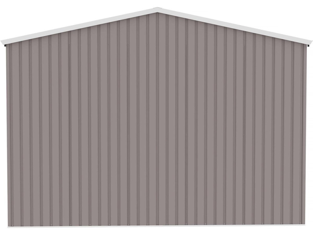 Garaje en metal "Nevada" con puerta enrollable - 15,61m²