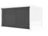 Estor enrollable para pérgola - 370 x 204 cm - Antracita