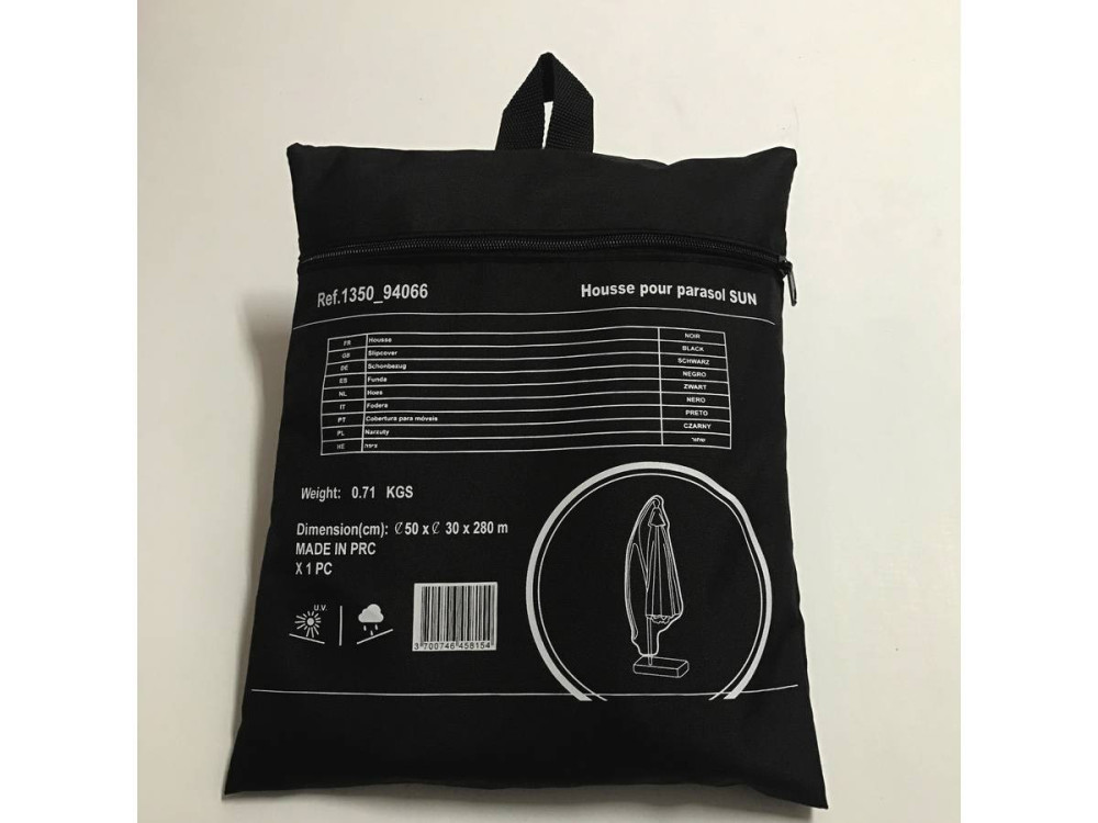 Funda de protección para parasol Sun 4 - Negro