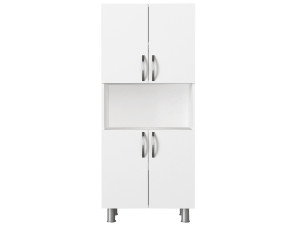 Mueble de baño de madera "William" - 59 x 29 x 140 cm - Blanco