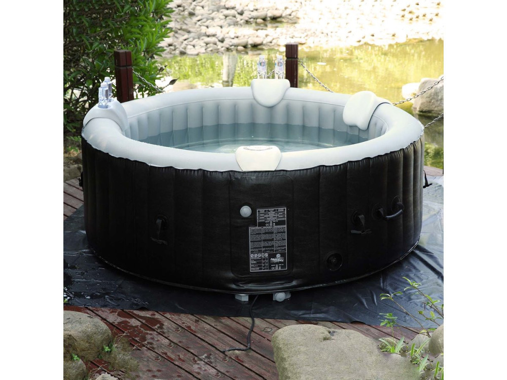 Juego de 2 respaldos y 1 porta vasos para spa
