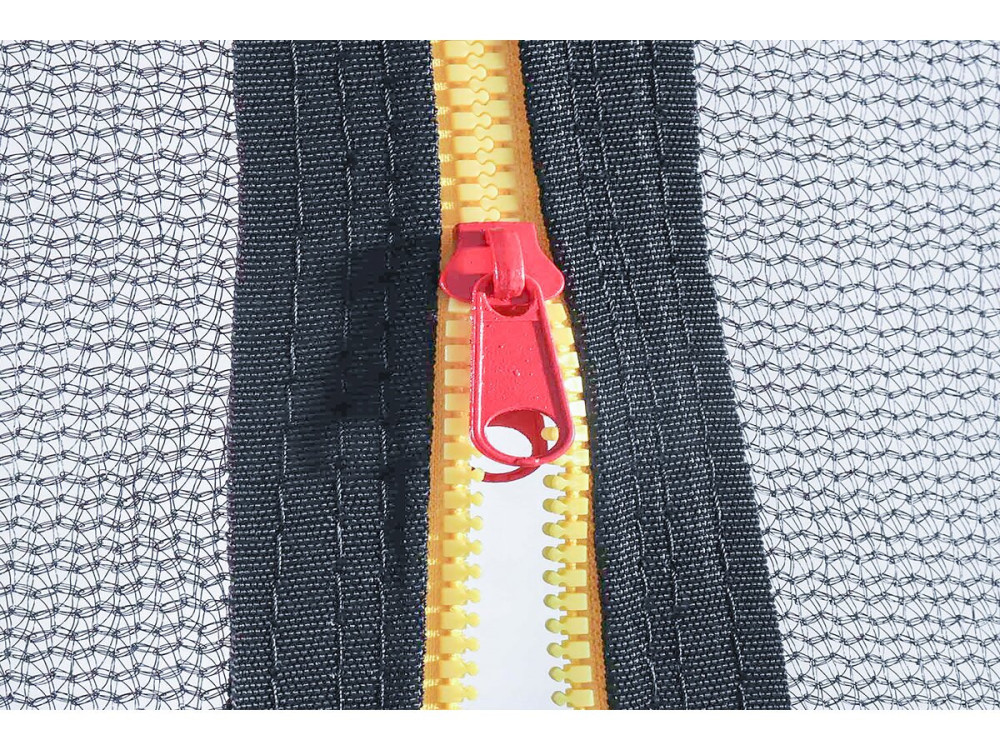 Cama elástica con red interior y aro de baloncesto "jumper" Ø4,25 m - Gris