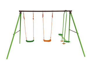 Parque infantil de acero Leo - 3 soportes - 1.95m