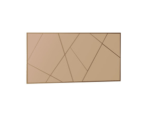 Espejo de madera "Orezo" - 120 x 60 cm - Bronce