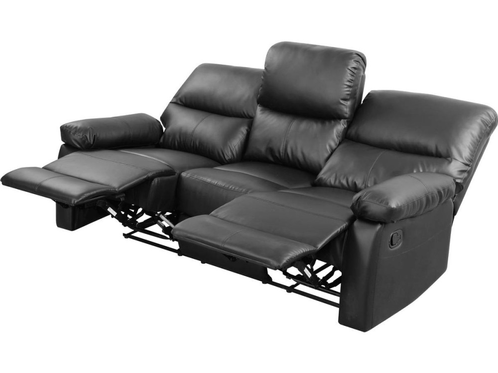 Sofá reclinable 3 plazas "Lincoln" - Topo