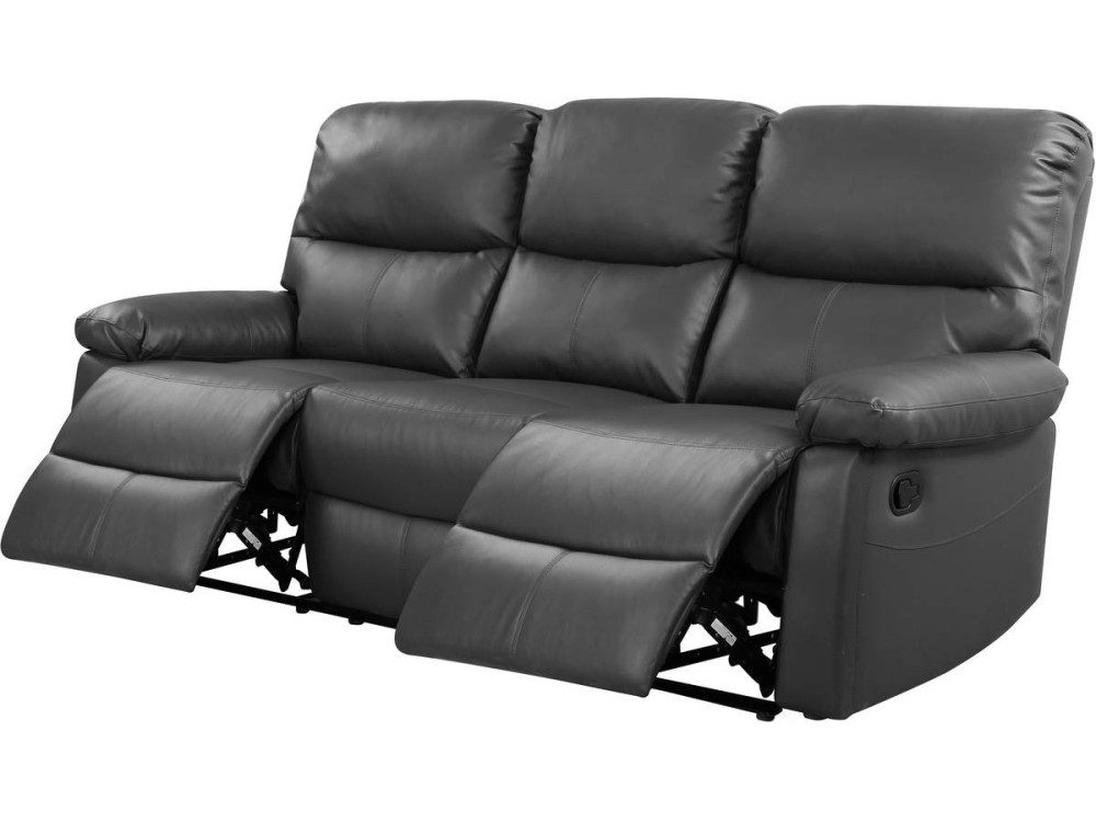 Sofá reclinable 3 plazas "Lincoln" - Topo