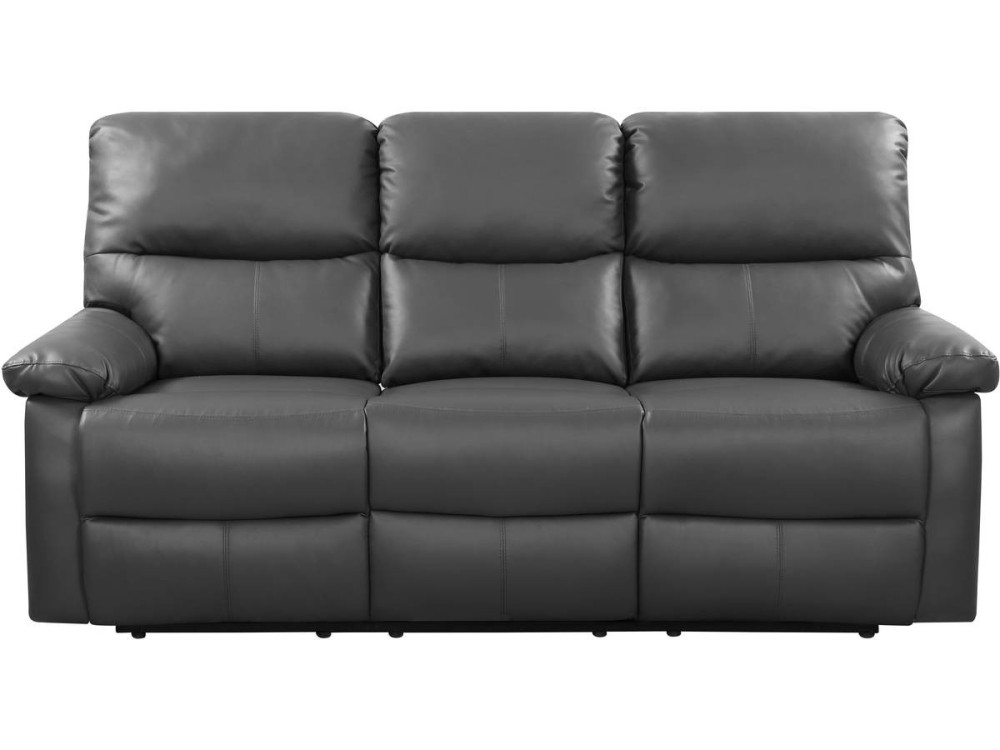 Sofá reclinable 3 plazas "Lincoln" - Topo