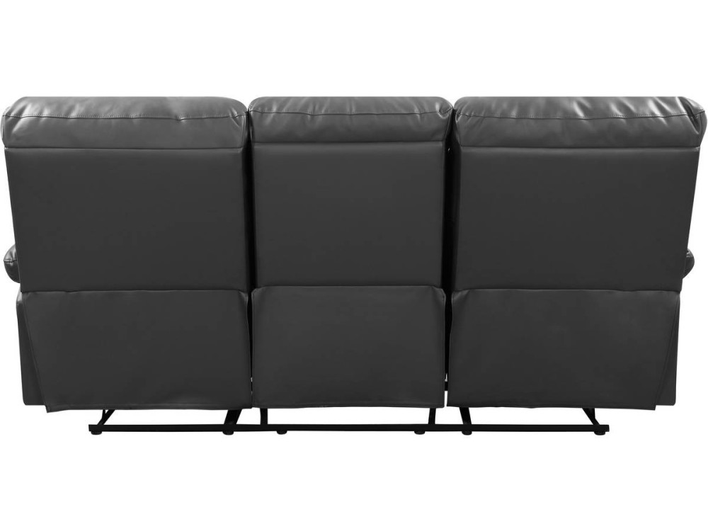 Sofá reclinable 3 plazas "Lincoln" - Topo