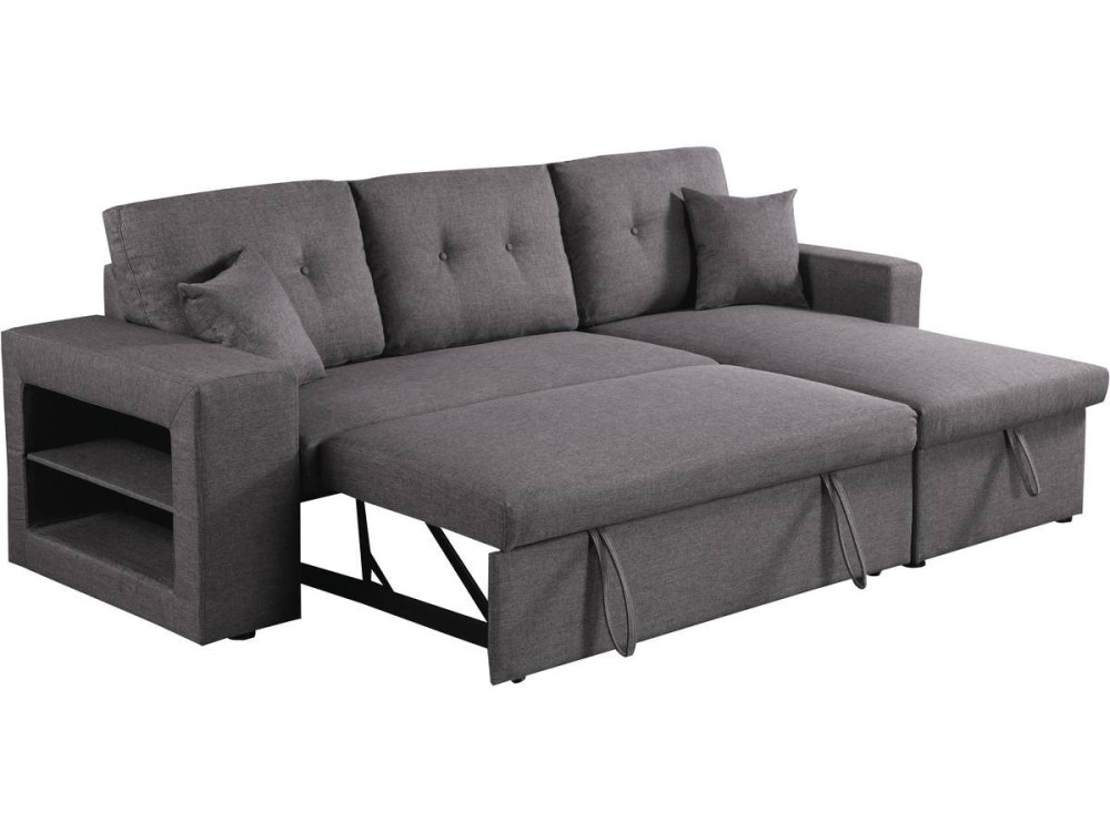 Sofá esquinero convertible/reversible  "Axel" - Gris