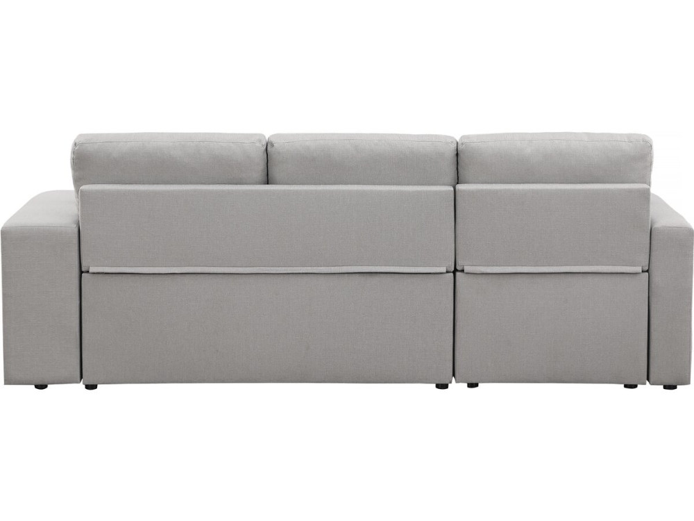 Sofá cama esquinero/reversible "Axel" - 3 plazas - Gris claro