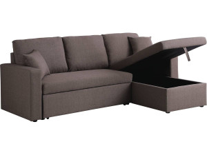 Sofá esquinero convertible "Alain" - 3 plazas - Topo