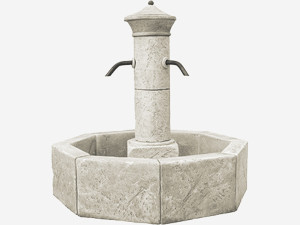Fuente "Méridionale" - Diámetro 122 cm x Alto 116 cm