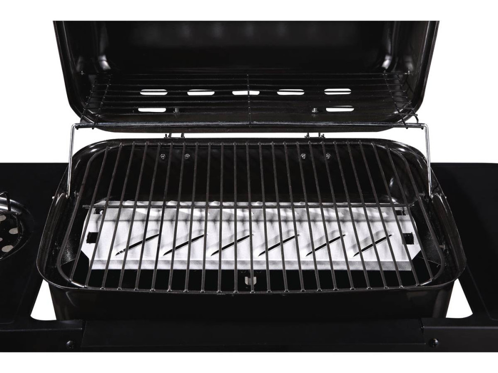 Babarcoa a gas "Party 3" - 3 quemadores (1 lateral) -  5,8kW - Negro