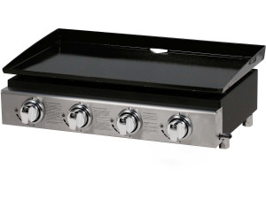 Plancha "Presto 4" - 4 quemadores -  9.7kW - Gris