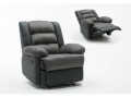 Sillón relax "Buckingham" - Negro - Negro/gris oscuro
