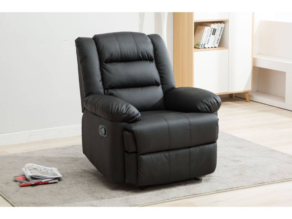 Sillón relax "Buckingham" - Negro