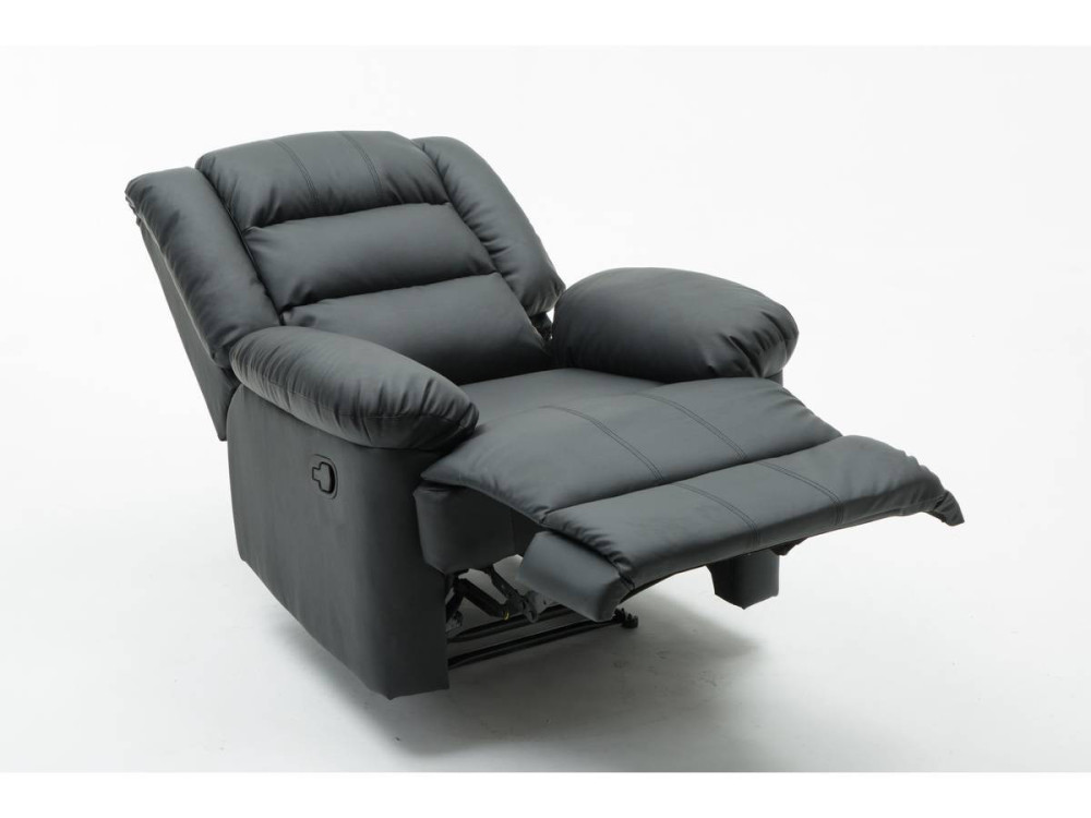 Sillón relax "Buckingham" - Negro