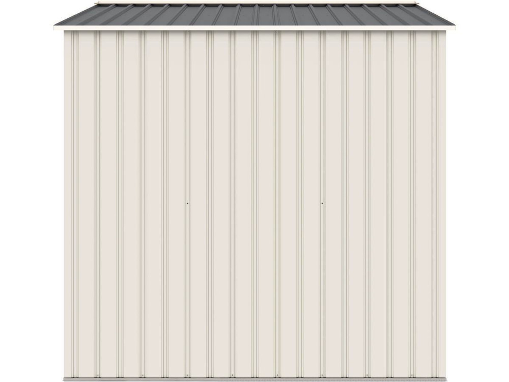 Caseta de jardín metálica "Nebraska" - 5,30 m² - Beige/Gris antracita