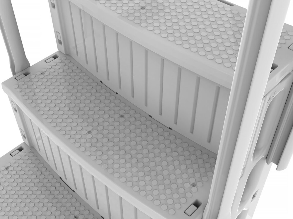 Escalera individual para piscina "Nathan" - 3 escalones - plástico