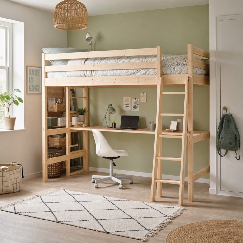 Cama alta de 120 x 190: la guía completa para aprovechar al máximo tu espacio